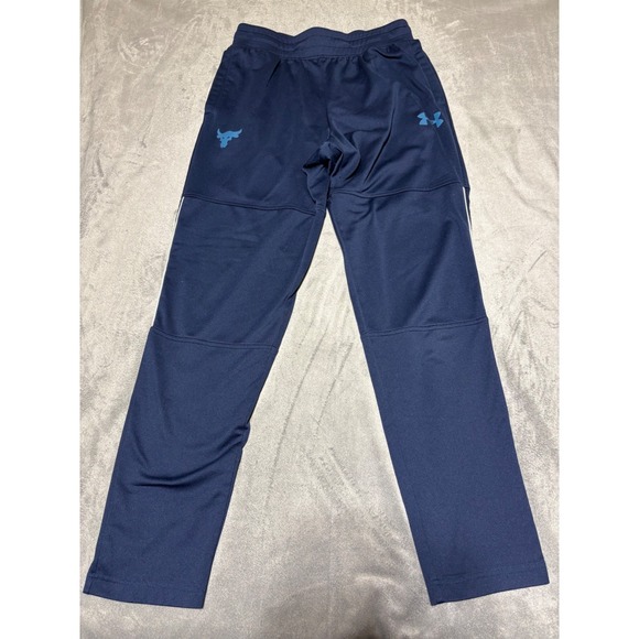 Under Armour Other - Under Armour Mens Size M Loose Blue Project Rock Knit Track Pants 1357201 Wear
